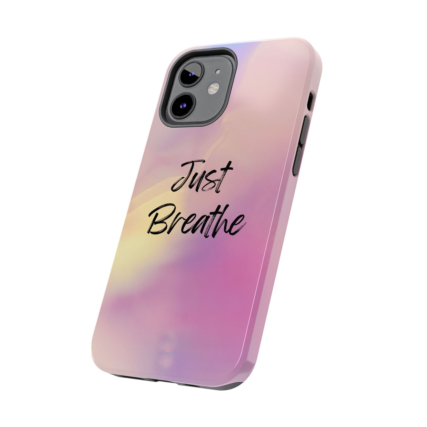 Just Breathe Tough Phone Cases