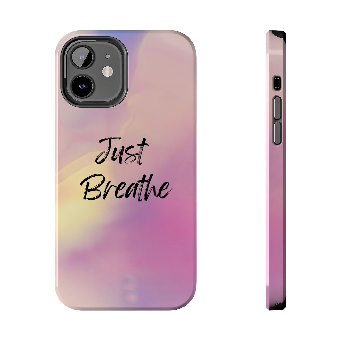 Just Breathe Tough Phone Cases