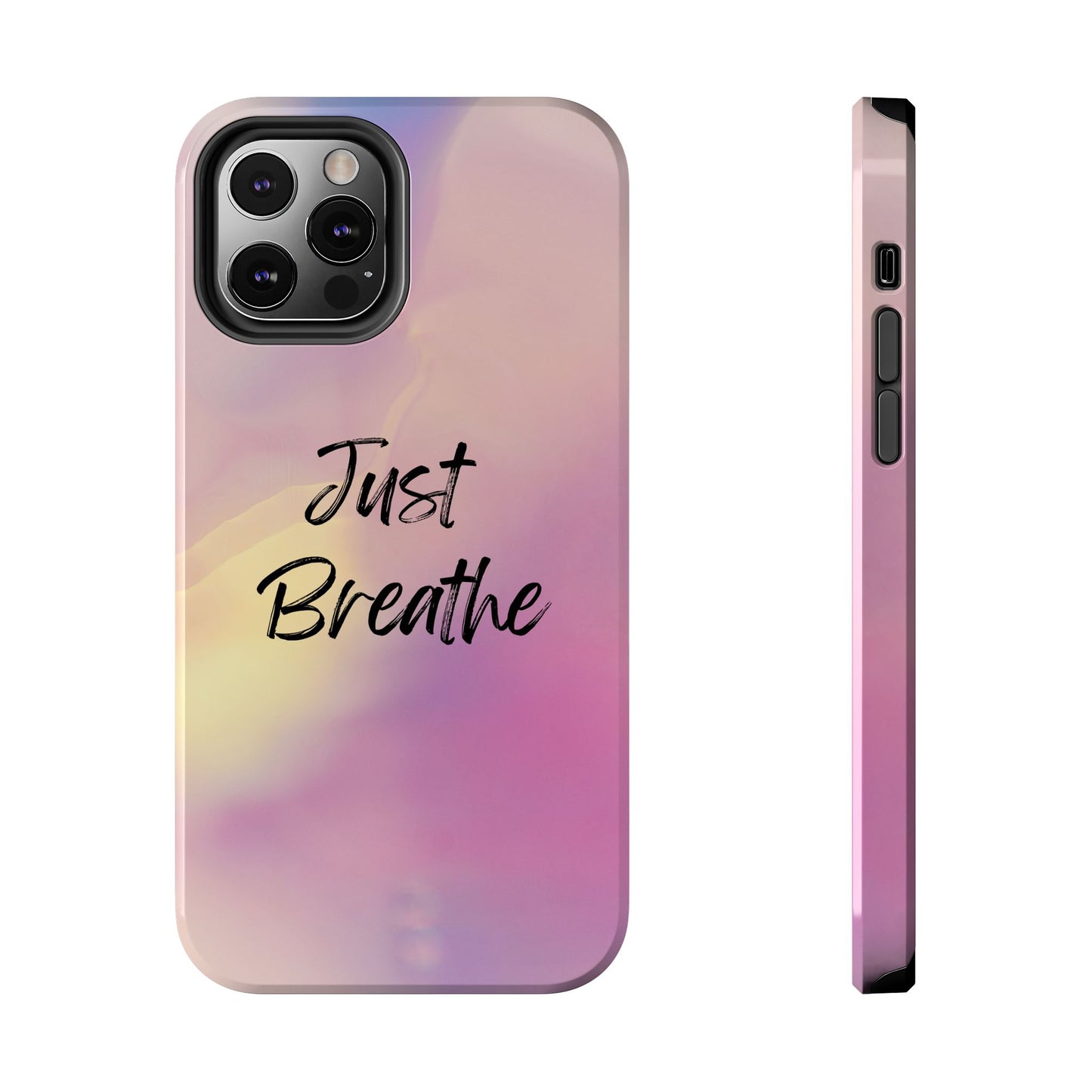 Just Breathe Tough Phone Cases