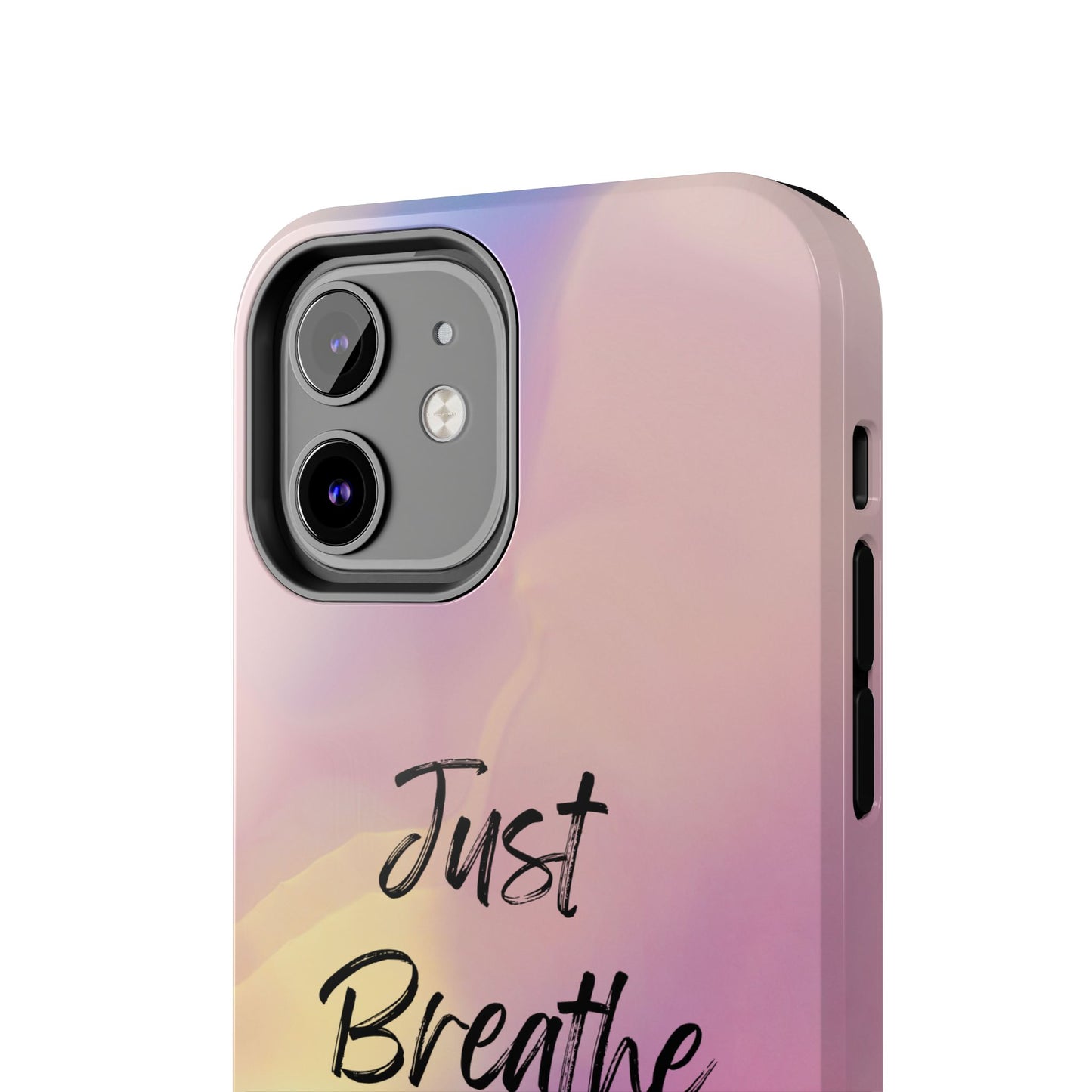 Just Breathe Tough Phone Cases