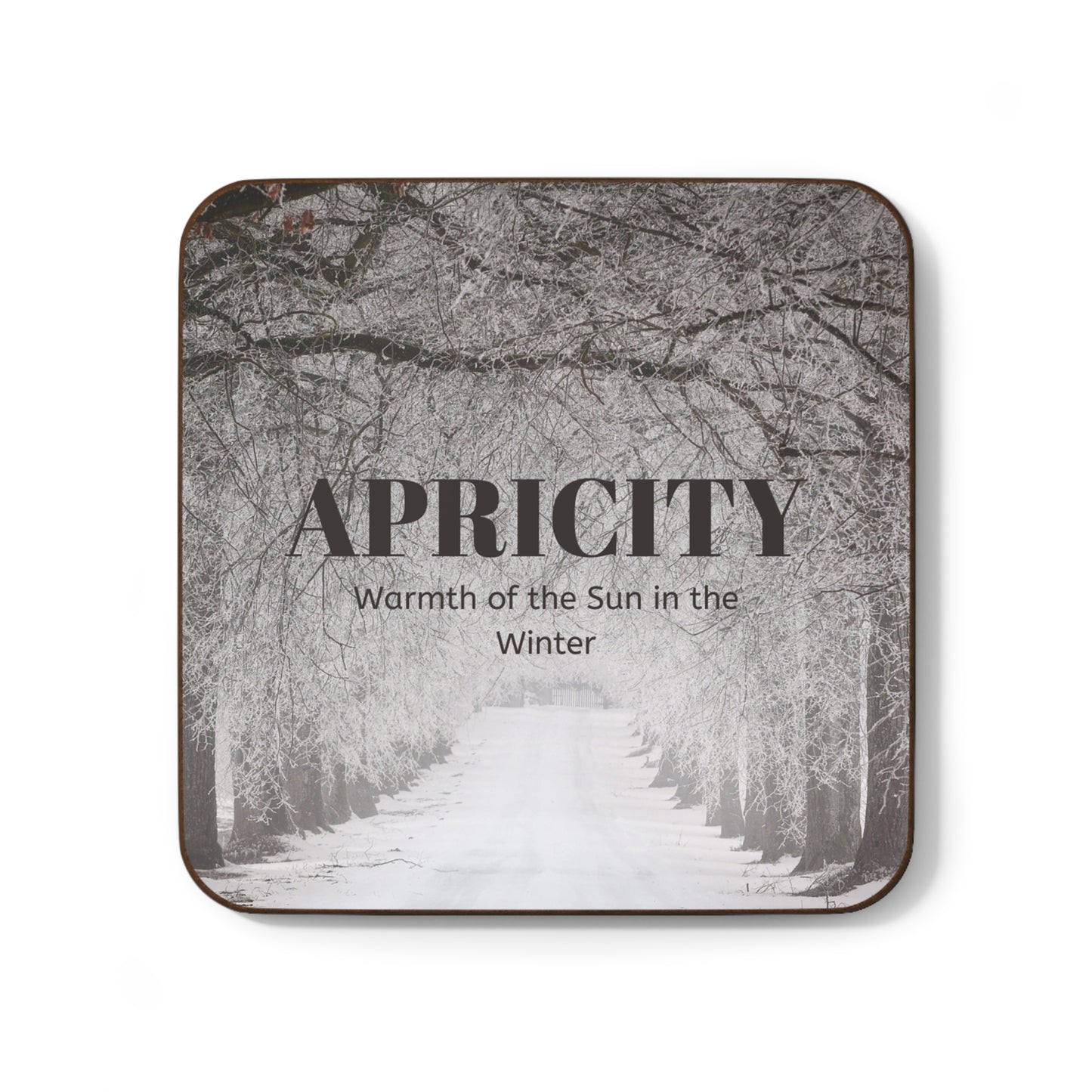 Apricity Hardboard Back Coaster