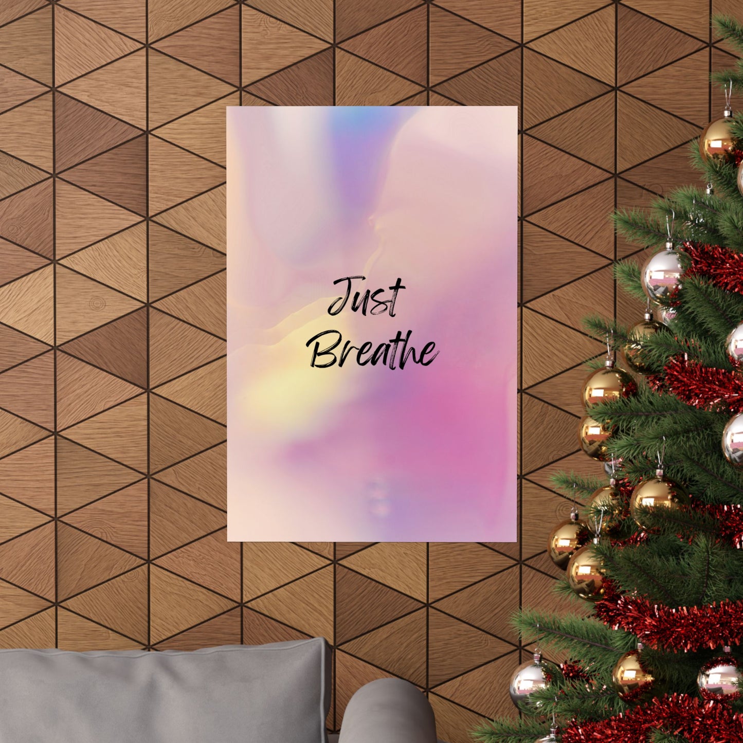 Just Breathe Premium Matte Vertical Posters