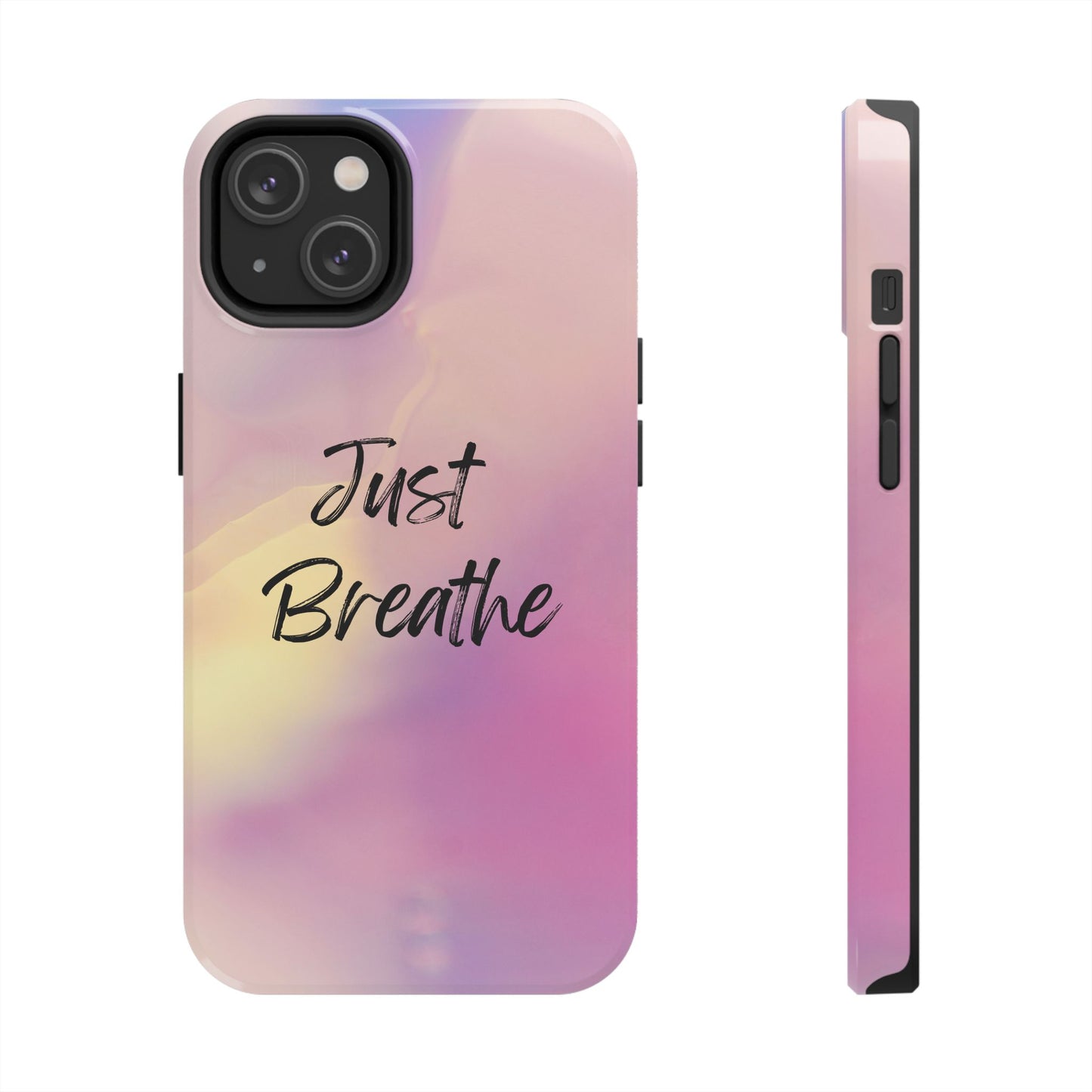 Just Breathe Tough Phone Cases