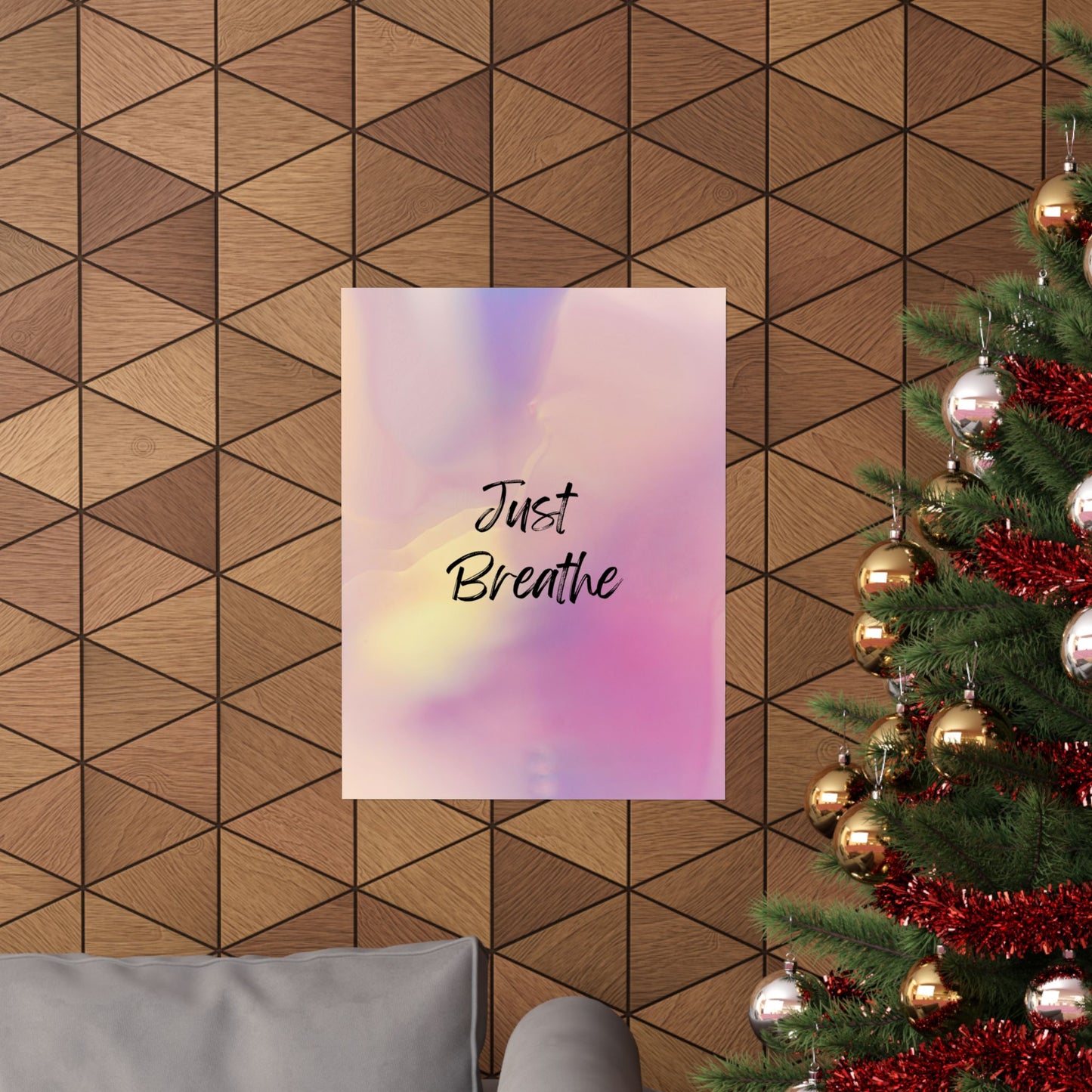 Just Breathe Premium Matte Vertical Posters