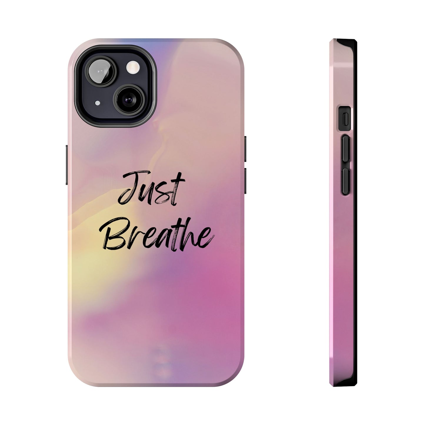 Just Breathe Tough Phone Cases