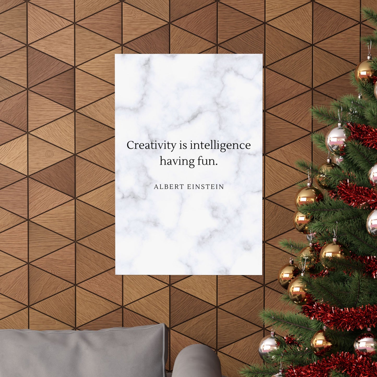 Creativity is Intelligence Premium Matte Vertical Posters