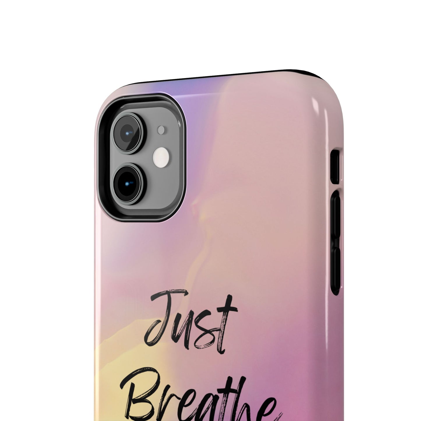 Just Breathe Tough Phone Cases